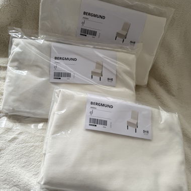 4 federe per sedie IKEA Bergmund