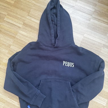 PEQUS black hoodie