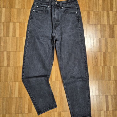 Weekday LASH Mom Jeans grigio W28 L28