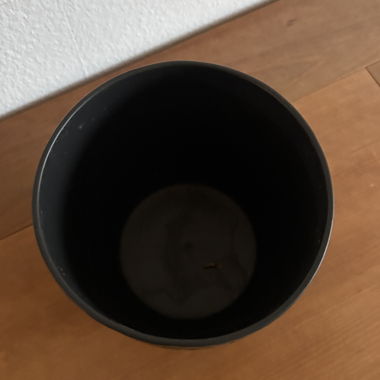 Vaso decorativo nero
