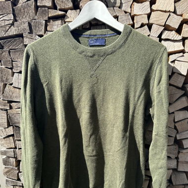 OLIVFARBIGER GAP PULLOVER 