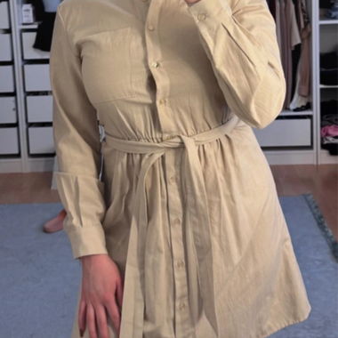 Robe beige XS