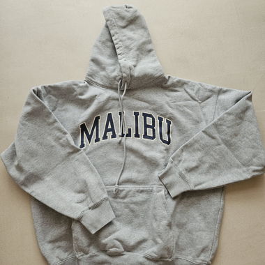 Felpa Malibu grigia streetwear