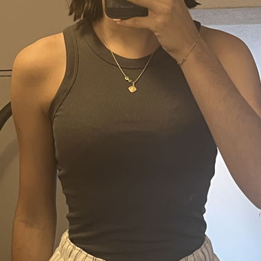 Graues Basic Shirt 