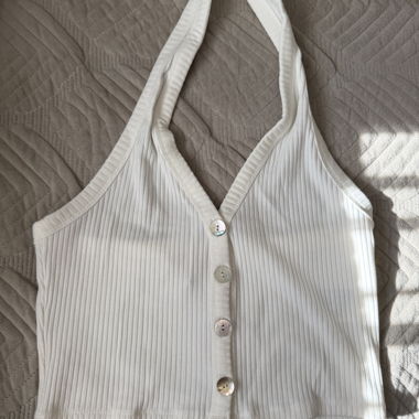 Haut tricot blanc