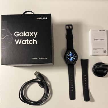 Samsung Galaxy Watch (42mm) in Midnight Black