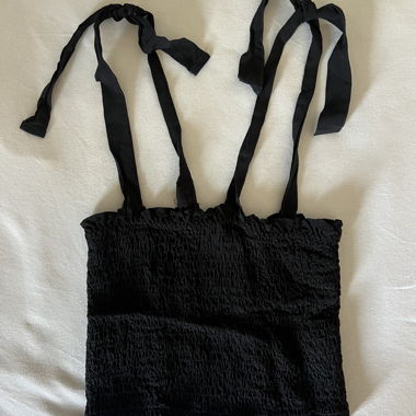 Haut noir à bretelles Tezenis NEUF