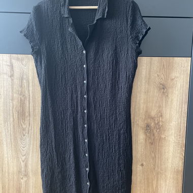 Chemise longue noire