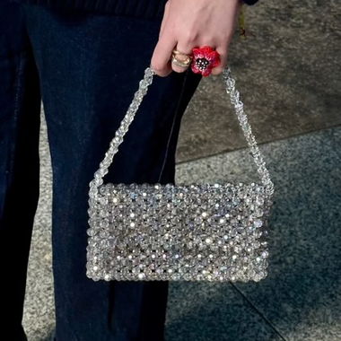 Studio Seven Zurich Luca Bag in Silver