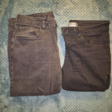 Lot 2 pantalons skinny 36