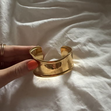 Bracelet jonc doré