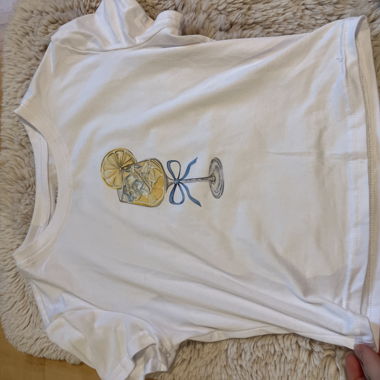 Crop top da cocktail