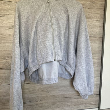 Grey Zip Hoodie
