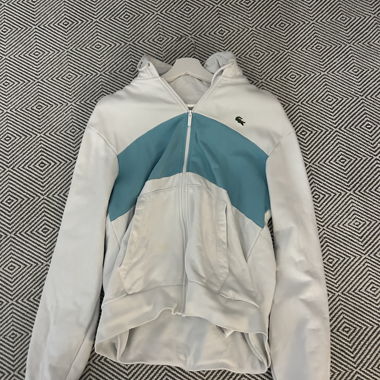 lacoste Sweatjacke blau weiss