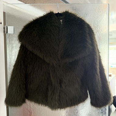 Giacca in ecopelliccia Stradivarius taglia S