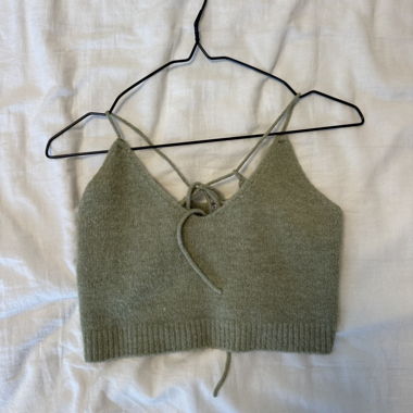 Haut en maille Zara avec laçage