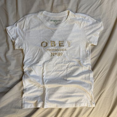 Obey Shirt weiss XS wie neu