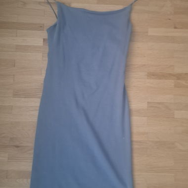 PULL&BEAR Trägerkleid blau