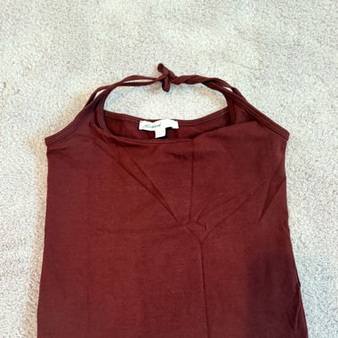 Mini halter neck tank top