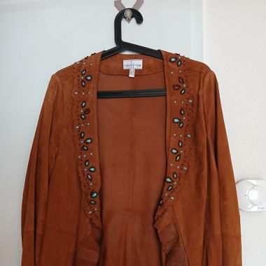 Leder Jacke 
