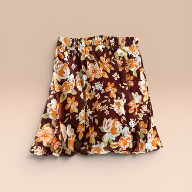 Jupe courte florale EU 38