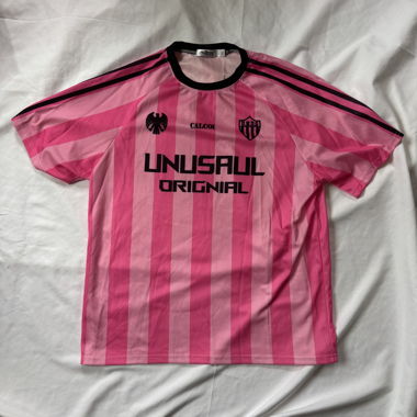 Pink football shirt
