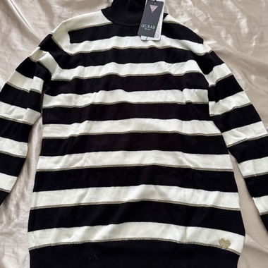 Guess Striped Turtleneck Sweater
