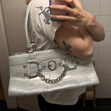 Vintage Guess Chrome Bag