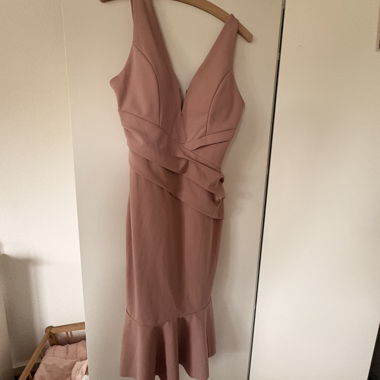 Rosa Midi-Kleid Meerjungfrau 
