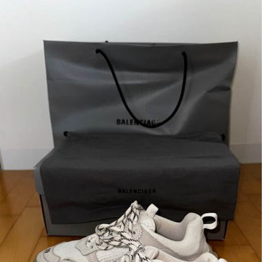 Balenciaga Triple S White Clear Sole 39