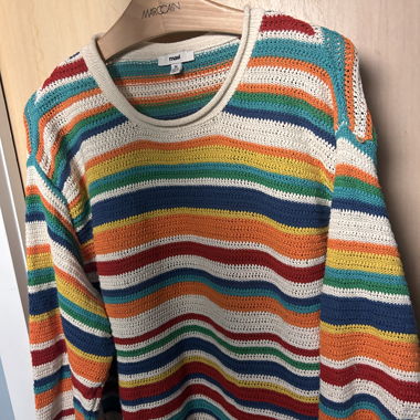 Farbiger Mavi Pullover 