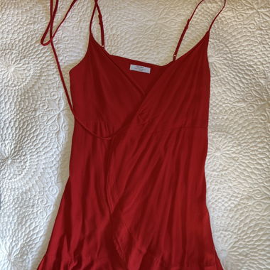Robe rouge bershka