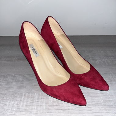 High Heels poppy suede L.K. Bennett