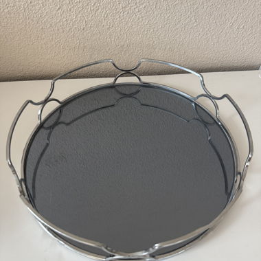 Metal mirror tray 