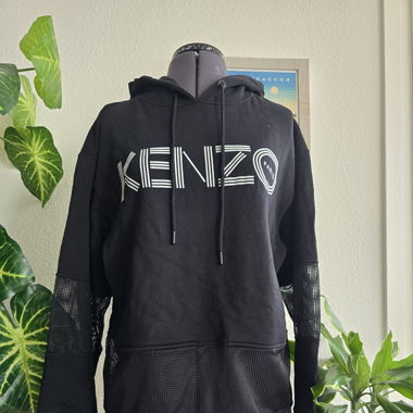 Sweat noir avec résille - Kenzo - taille M - 38