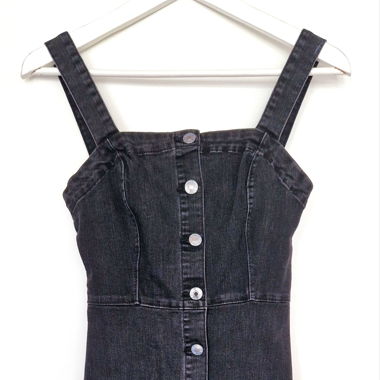 Jeanskleid für Frauen in schwarz