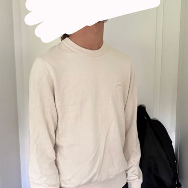 BOSS Ecru-Pullover
