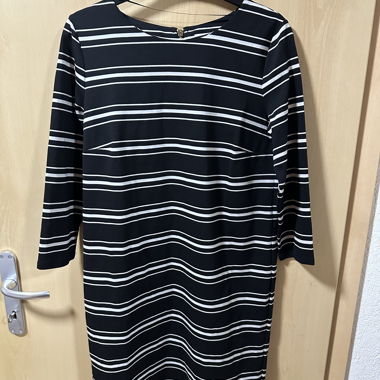 Black/White Striped Dress