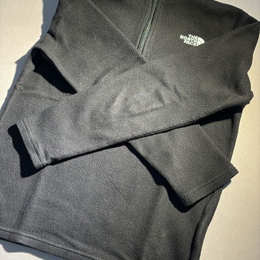 The North Face black junior fleece
