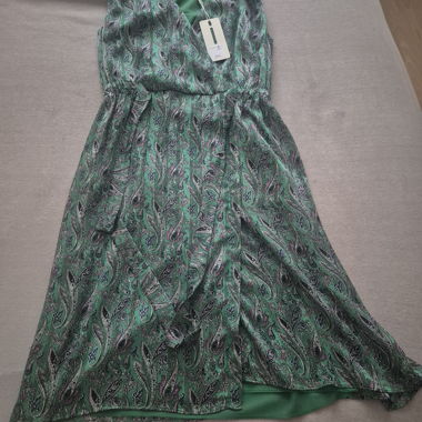 Green Paisley Dress