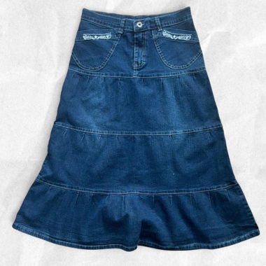 Y2K Denim-Midirock