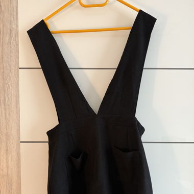 Schwarzes Pinafore-Kleid von Shein Curve XL