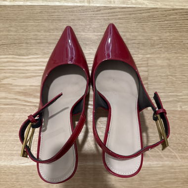 Décolleté slingback rossi