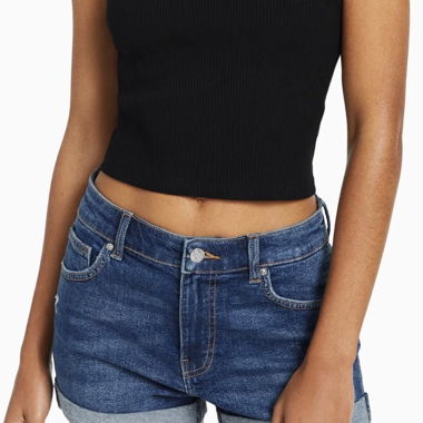 Bershka - Denim Shorts - Size 40