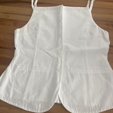 Gilet bianco da donna