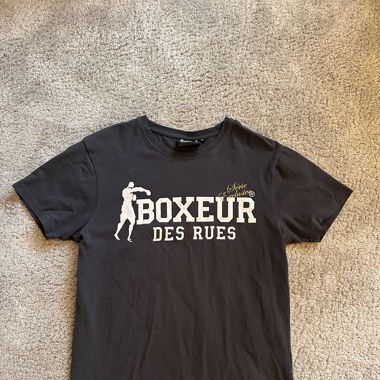 Boxeur des Rues T-Shirt, Grey Blue