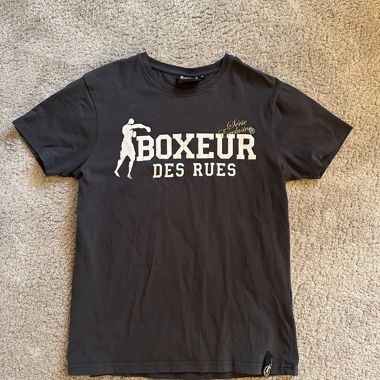 T-shirt Boxeur des Rues, Grigio Blu