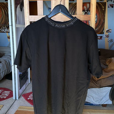 T-shirt nero originale Acne Studios