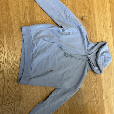 Hoodie Hellblau/Vellpurple