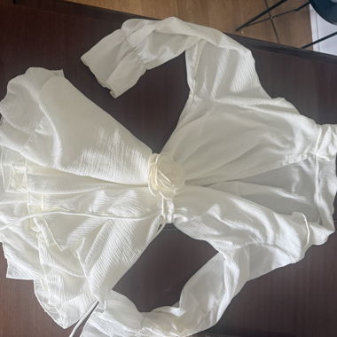 Weisses Strandkleid